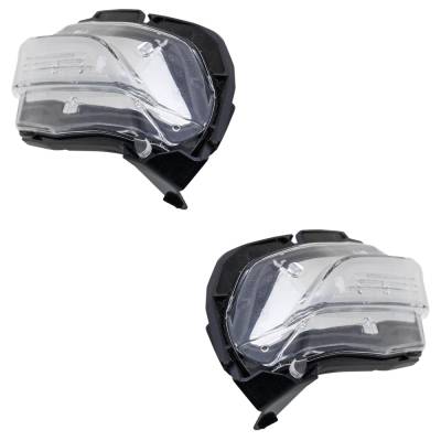 Rareelectrical - New Pair Of Mirror Turn Signal Light Compatible With Chevrolet Gmc Equinox Rs 4 Cyl 1.5L Terrain Slt - Image 3