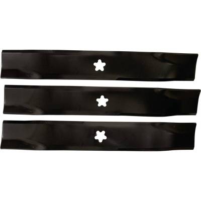 Rareelectrical - Mulching Blade 16-5/8 In 5 Pt Star 2-1/2 Wide Compatible With Husqvarna Yth2148 Yth2748 Gth2248 - Image 3