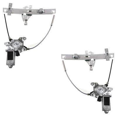 Rareelectrical - New Rear Left And Rear Right Window Regulator Compatible With Chevrolet Impala Base 6 Cyl 3.4L Monte - Image 4
