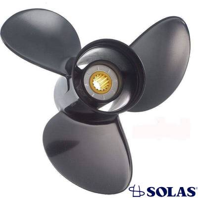 Rareelectrical - New Aluminum Propeller Compatible With Nissan/Tohatsu 18E2 14 Spline 18 For Years 1998 To 2001 By - Image 3