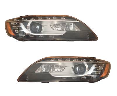 New Pair Of OEM Valeo Xenon Headlights Compatible With Audi Q7 Premium 2010 4.2L 4L0941030ak