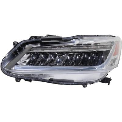 Rareelectrical - New Headlight Compatible With 2017 Honda Accord 2.4L 3.5L I4 K24w J35y Lfa Left Driver Side Led - Image 1