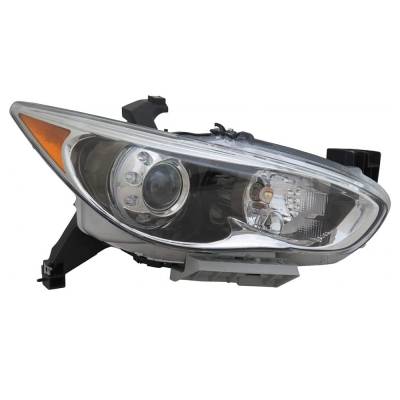 Rareelectrical - New Right Headlights Compatible With Infiniti Jx35 Qx60 Base Hybrid Sport Utility 4-Door 2.5L 3.5L - Image 1