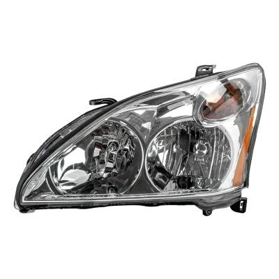 Rareelectrical - New Left Halogen Headlight Compatible With 2006-2008 Lexus Rx400h Hybrid 2004-2006 Rx330 3.3L V6 - Image 1