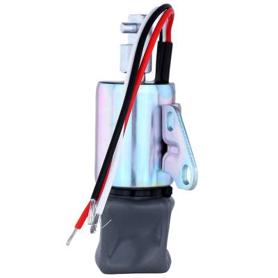 Rareelectrical - Fuel Shutdown Solenoid 12V 2-Terminal Compatible With Caterpillar Cat 3306 3306B 3306C 3406B 3406C - Image 3