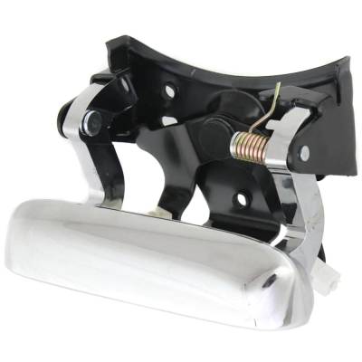 Rareelectrical - New Chrome Tailgate Handle Compatible With Chevrolet Gmc Hummer Silverado 3500 All Submodels H2 All - Image 2