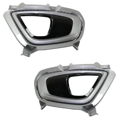 New Front Left And Front Right Fog Light Trim Compatible With Kia Sorento Sx 4 Cyl 2.0L Sorento Ex