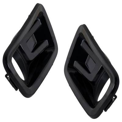 Rareelectrical - New Front Left And Front Right Fog Light Trim Compatible With Nissan Titan Pro-4X Titan Sv 2018-2019 - Image 3