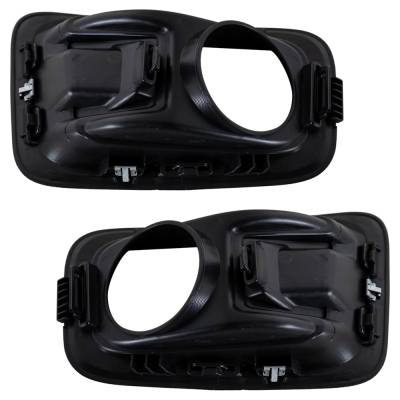 Rareelectrical - New Front Left And Front Right Fog Light Trim Compatible With Nissan Titan Pro-4X Titan Sv 2018-2019 - Image 5