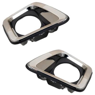 Rareelectrical - New Front Left And Front Right Fog Light Trim Compatible With Nissan Titan Xd Platinum Reserve Titan - Image 2