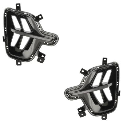 Rareelectrical - New Front Left And Front Right Fog Light Trim Compatible With Kia Niro Lx Niro Sx Touring 2020-2022 - Image 2