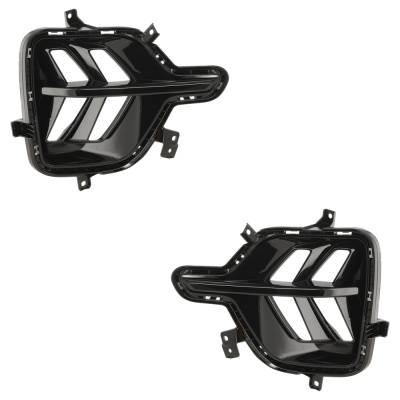 New Front Left And Front Right Fog Light Trim Compatible With Kia Niro L Niro Ex 2020-2022 By