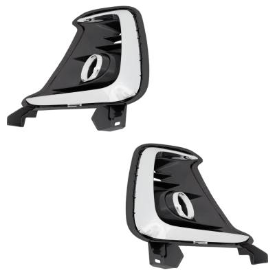 New Front Left And Front Right Fog Light Trim Compatible With Kia Sorento Sx Limited Sorento Sx