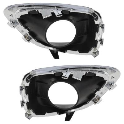 Rareelectrical - New Front Left And Front Right Fog Light Trim Compatible With Jeep Compass Trailhawk 4 Cyl 2.4L - Image 6