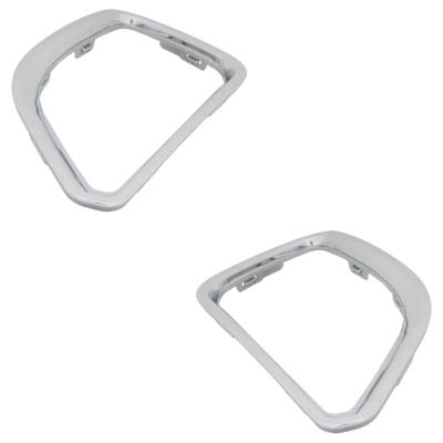 Rareelectrical - New Pair Of Fog Light Trim Compatible With Jeep Cherokee 80Th Anniversary Cherokee Overland - Image 3