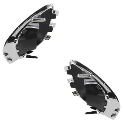 Rareelectrical - New Front Left And Front Right Fog Light Trim Compatible With Jeep Compass Altitude Compass Limited - Image 4