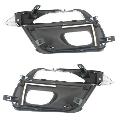Rareelectrical - New Front Left And Front Right Fog Light Trim Compatible With Infiniti Qx80 Base Qx80 Limited - Image 5