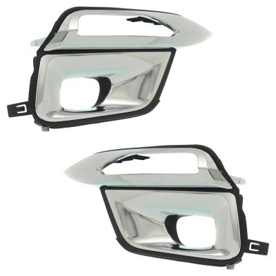 Rareelectrical - New Front Left And Front Right Fog Light Trim Compatible With Infiniti Qx80 Base Qx80 Limited - Image 3
