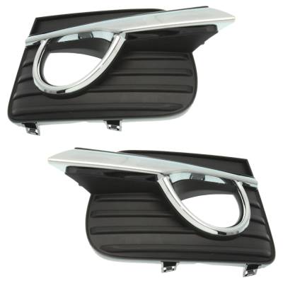 Rareelectrical - New Front Left And Front Right Fog Light Trim Compatible With Infiniti Q50 Hybrid Premium Q50 - Image 3