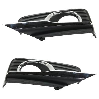 Rareelectrical - New Front Left And Front Right Fog Light Trim Compatible With Infiniti Q50 Base Q50 Hybrid 2014-2017 - Image 6