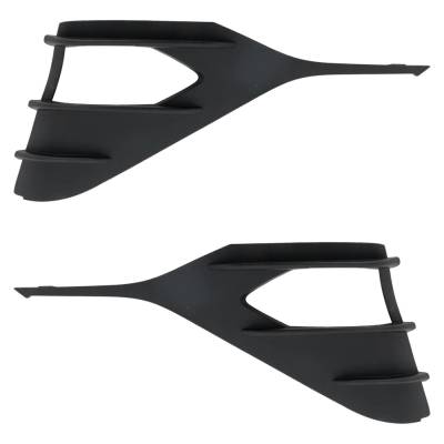 Rareelectrical - New Pair Of Fog Light Trim Compatible With Hyundai Elantra Se 4 Cyl 2.0L Elantra Sel 4 Cyl 2.0L 2024 - Image 2