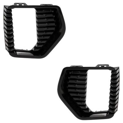New Front Left And Front Right Fog Light Trim Compatible With Gmc Sierra 1500 Limited Sle Sierra