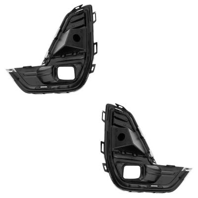 Rareelectrical - New Front Left And Front Right Fog Light Trim Compatible With Gmc Acadia Sle 6 Cyl 3.6L Acadia Slt 6 - Image 4