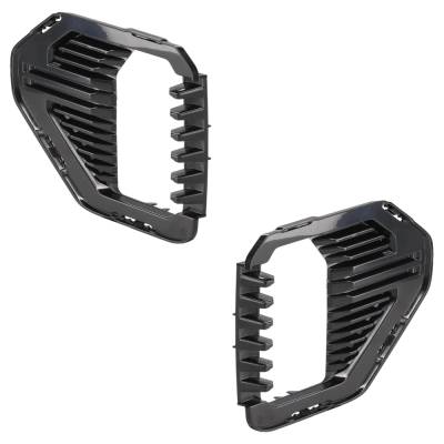 Rareelectrical - New Front Left And Front Right Fog Light Trim Compatible With Gmc Sierra 1500 Denali Sierra 1500 - Image 2