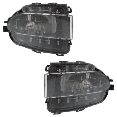 New Front Left And Front Right Fog Light Compatible With Lexus Gs350 Base 6 Cyl 3.5L Gs300 Base 6