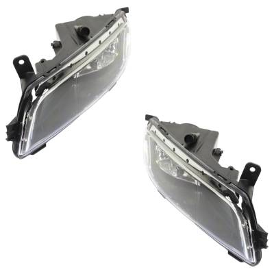 Rareelectrical - New OEM Replacement Front Left And Front Right Fog Light Compatible With Volkswagen Cc Highline Cc - Image 3