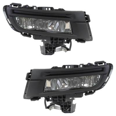 New Front Left And Front Right Fog Light Compatible With Mazda 3 Sport Gx 2009 By Ma2593113