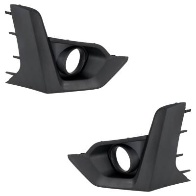 Rareelectrical - New Front Left And Front Right Fog Light Trim Compatible With Subaru Crosstrek Sport 4 Cyl 2.5L - Image 2