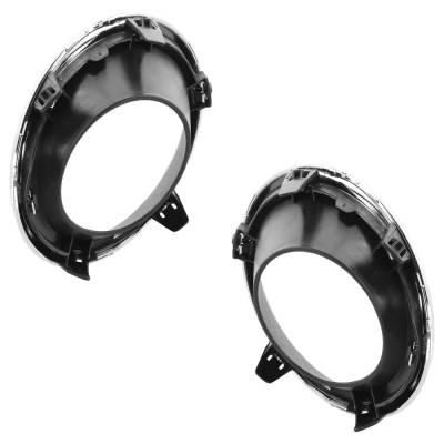 Rareelectrical - New Front Left And Front Right Fog Light Trim Compatible With Nissan Rogue Sport S Rogue Sport Sl - Image 4