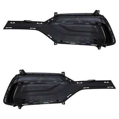 Rareelectrical - New Premium Front Left And Front Right Fog Light Cover Compatible With Hyundai Santa Fe Sport Luxury - Image 4