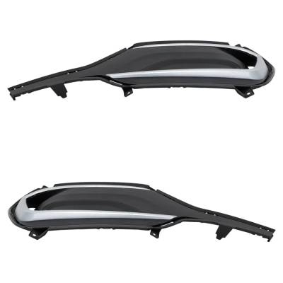 Rareelectrical - New Premium Front Left And Front Right Fog Light Cover Compatible With Hyundai Santa Fe Sport Luxury - Image 5