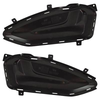 Rareelectrical - New Front Left And Front Right Fog Light Cover Compatible With Ford Edge Se 4 Cyl 2.0L Edge Sel 4 - Image 5