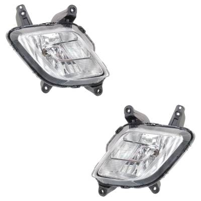 New Front Left And Front Right Fog Light Compatible With Kia Sportage Lx Sportage Sx 2014-2016 By