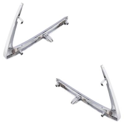 Rareelectrical - New Pair Of Outer Grille Trim Compatible With Scion Toyota Yaris L 4 Cyl 1.5L Yaris Le 4 Cyl 1.5L - Image 4