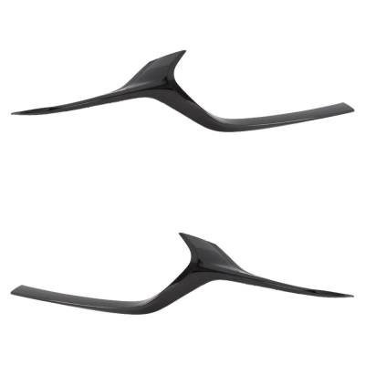 Rareelectrical - New Pair Of Grille Trim Compatible With Mazda 3 2.5 S 3 Premium 2019-2023 By Ma1212107 Ma1213107 - Image 1