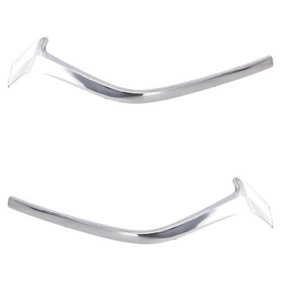 Rareelectrical - New Pair Of Grille Trim Compatible With Mazda 3 Sport Gs 3 Sport Gx 2017-2018 By Ma1214106 Ma1215106 - Image 1