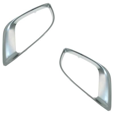 Rareelectrical - New Front Left And Front Right Fog Light Trim Compatible With Dodge Durango Citadel Durango Sxt - Image 2