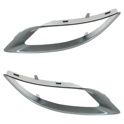 Rareelectrical - New Front Left And Front Right Fog Light Trim Compatible With Dodge Durango Sxt Durango Citadel - Image 5