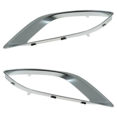 New Front Left And Front Right Fog Light Trim Compatible With Dodge Durango Gt Durango Limited