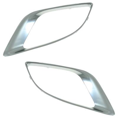 Rareelectrical - New Front Left And Front Right Fog Light Trim Compatible With Dodge Durango Gt Durango Limited - Image 4