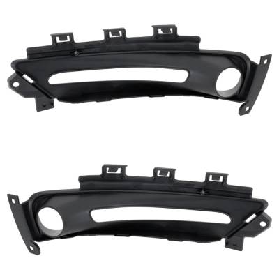 Rareelectrical - New Front Left And Front Right Fog Light Trim Compatible With Chrysler 300 Touring L 6 Cyl 3.6L 300 - Image 4