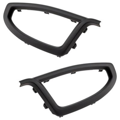 Rareelectrical - New Front Left And Front Right Fog Light Trim Compatible With Cadillac Escalade Esv Sport 8 Cyl 6.2L - Image 2