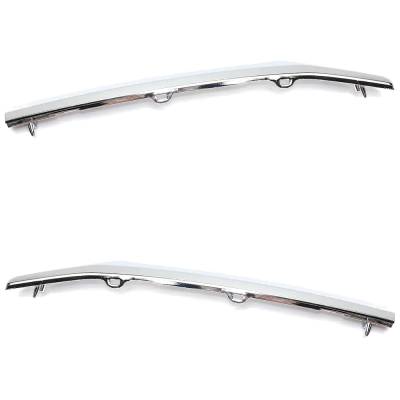 Rareelectrical - New Pair Of Grille Trim Compatible With Honda Pilot Lx 6 Cyl 3.5L Pilot Touring 6 Cyl 3.5L 2016-2018 - Image 4