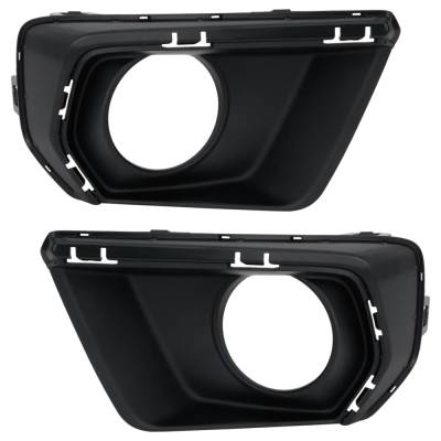 Rareelectrical - New Front Left And Front Right Fog Light Trim Compatible With Chevrolet Colorado Z71 4 Cyl 2.8L - Image 2