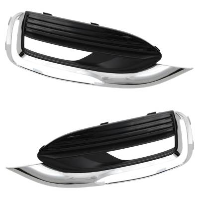 Rareelectrical - New Front Left And Front Right Fog Light Trim Compatible With Buick Enclave Premium 6 Cyl 3.6L - Image 2
