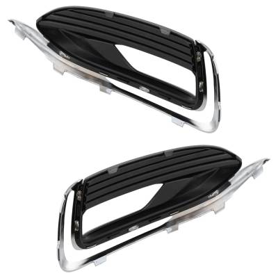 Rareelectrical - New Front Left And Front Right Fog Light Trim Compatible With Buick Enclave Premium 6 Cyl 3.6L - Image 7